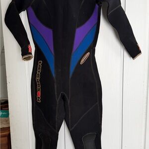 Henderson Women's Black and Purple Wetsuit